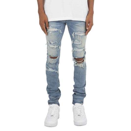 Men's Fashion Personality Slim Stretch Jeans - PratSN