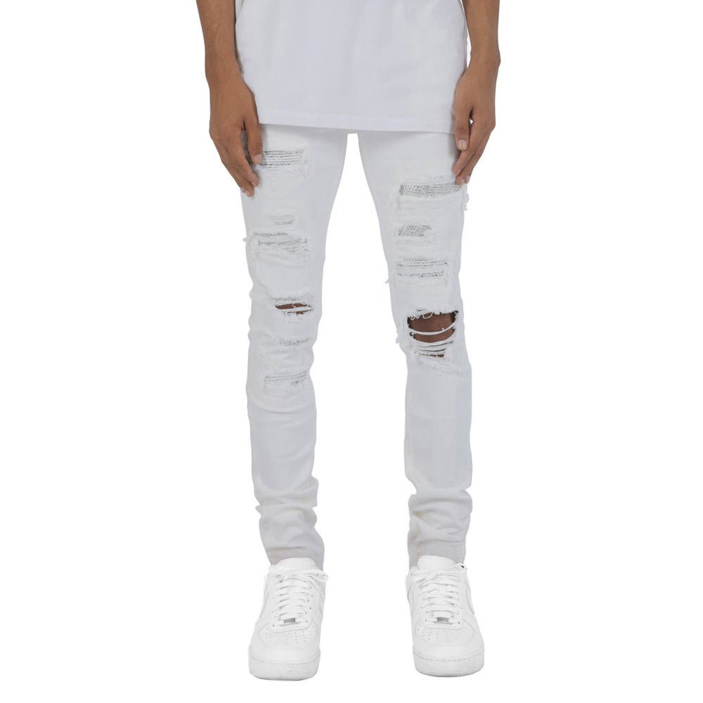 Men's Fashion Personality Slim Stretch Jeans - PratSN