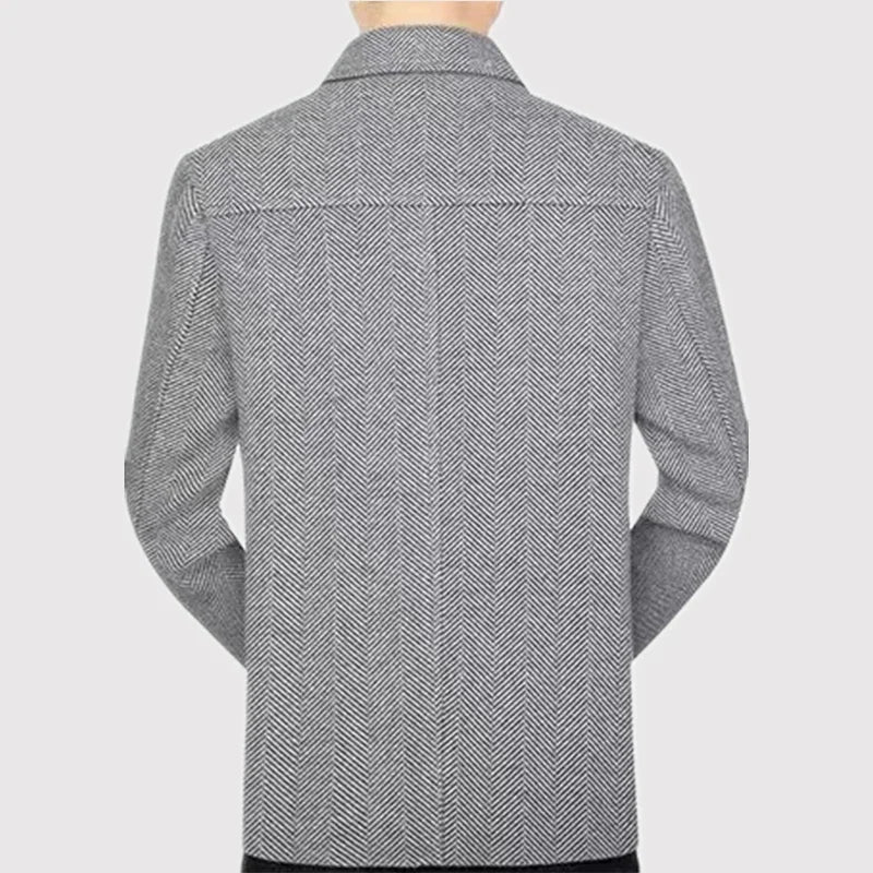 Men's Fashion Spring New Casual Lapel Jacket 2025 High Quality Handsome Business Top for Middle - aged Dad Suit - PratSN