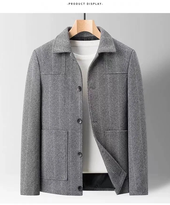 Men's Fashion Spring New Casual Lapel Jacket 2025 High Quality Handsome Business Top for Middle - aged Dad Suit - PratSN