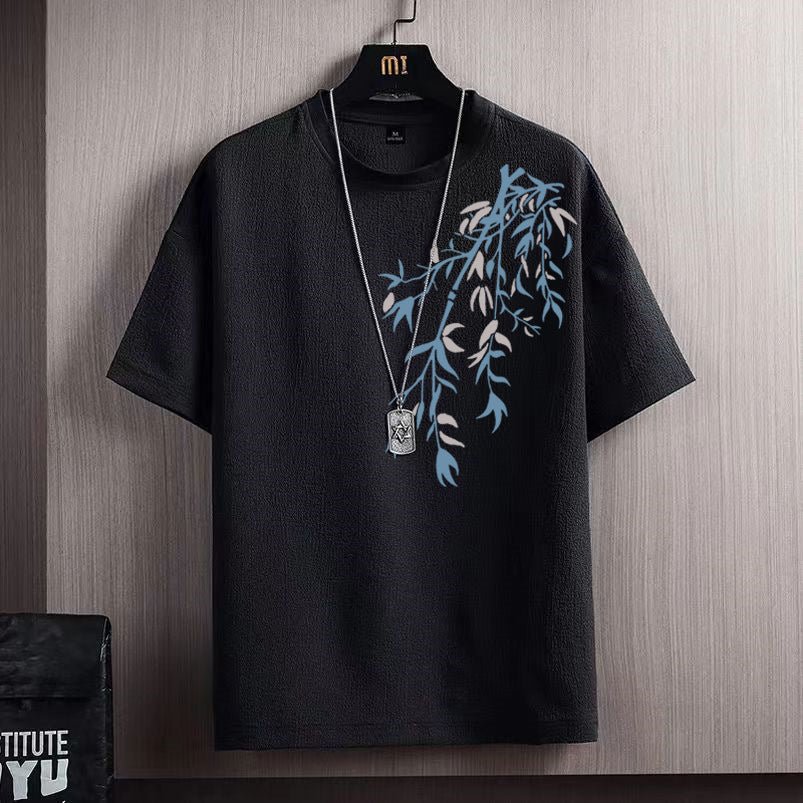 Men's Ice Silk Short Sleeve T-shirt - PratSN