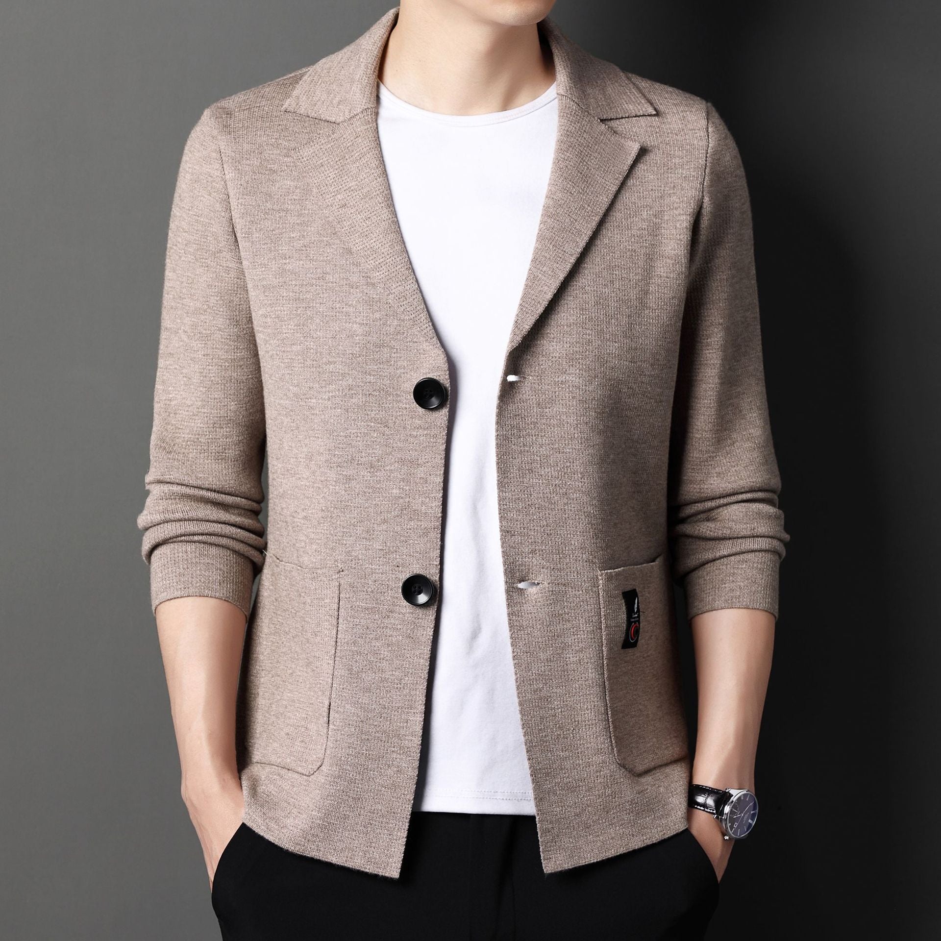 Men's Knit Cardigan Suit - PratSN