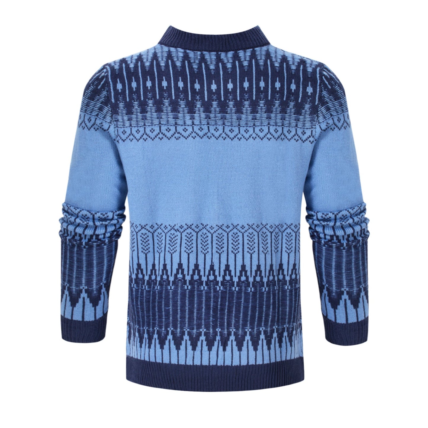 Men's Knitted Sweater Fashion Long - sleeved Pullover Tops Fall And Winter Clothing - PratSN