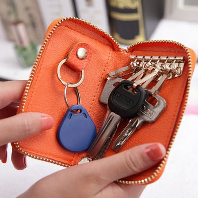 Men's Leather card holder car key case - PratSN