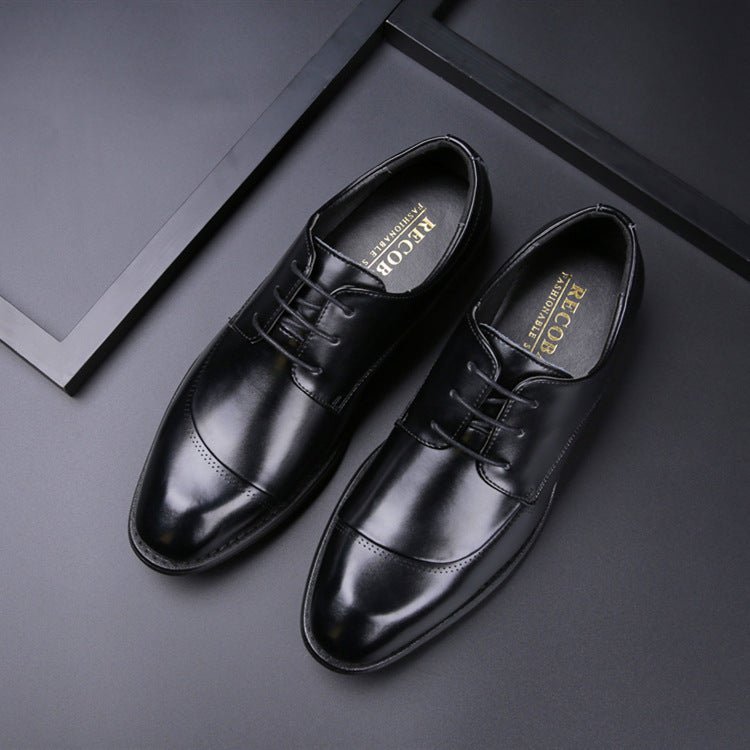 Men's Leather Cross - border Leather Shoes - PratSN