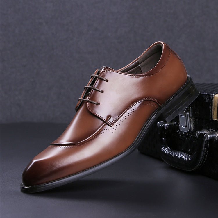 Men's Leather Cross - border Leather Shoes - PratSN