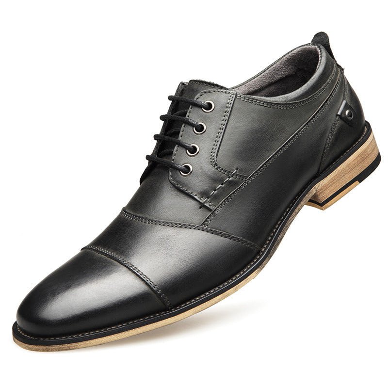 Men's Leather lace - up casual shoes - PratSN
