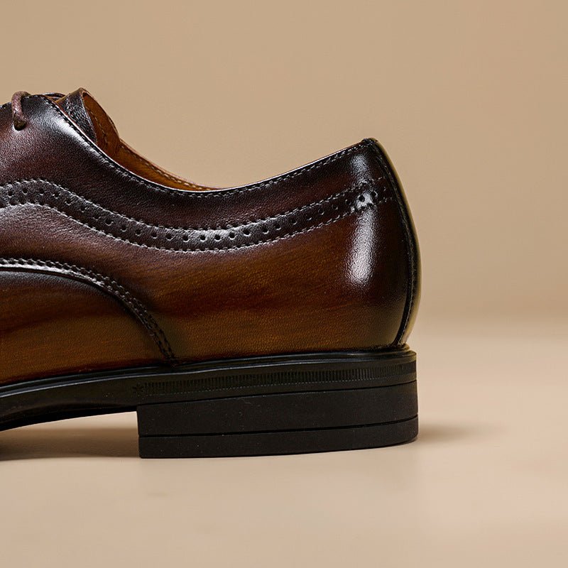 Men's Leather Shoes Business Shoes Casual - PratSN