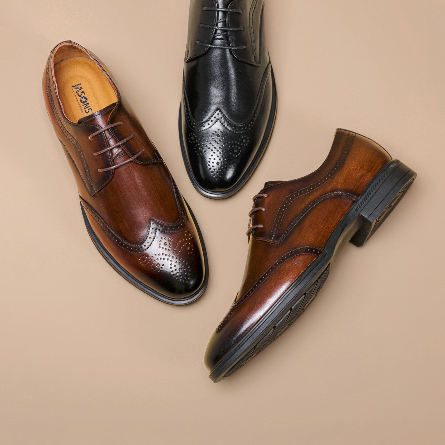 Men's Leather Shoes Business Shoes Casual - PratSN