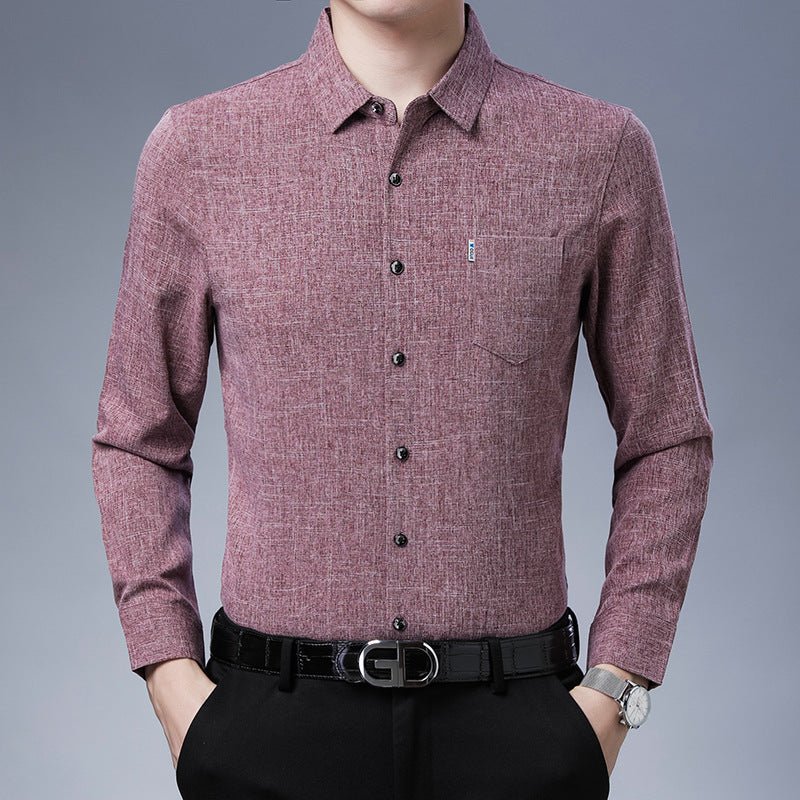 Men's Linen Like Casual Shirt - PratSN