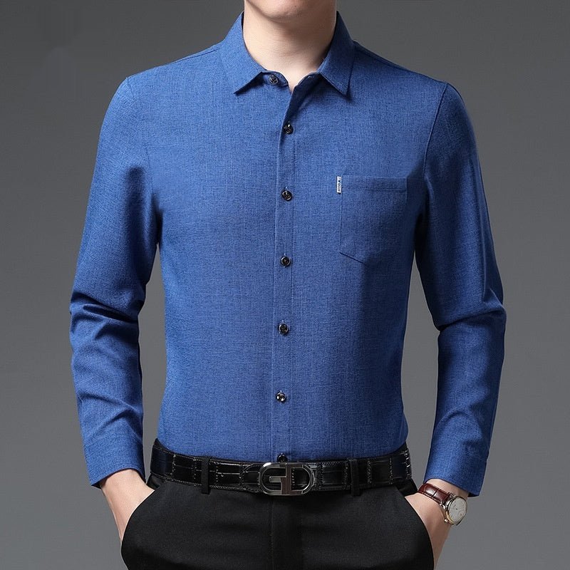 Men's Linen Like Casual Shirt - PratSN