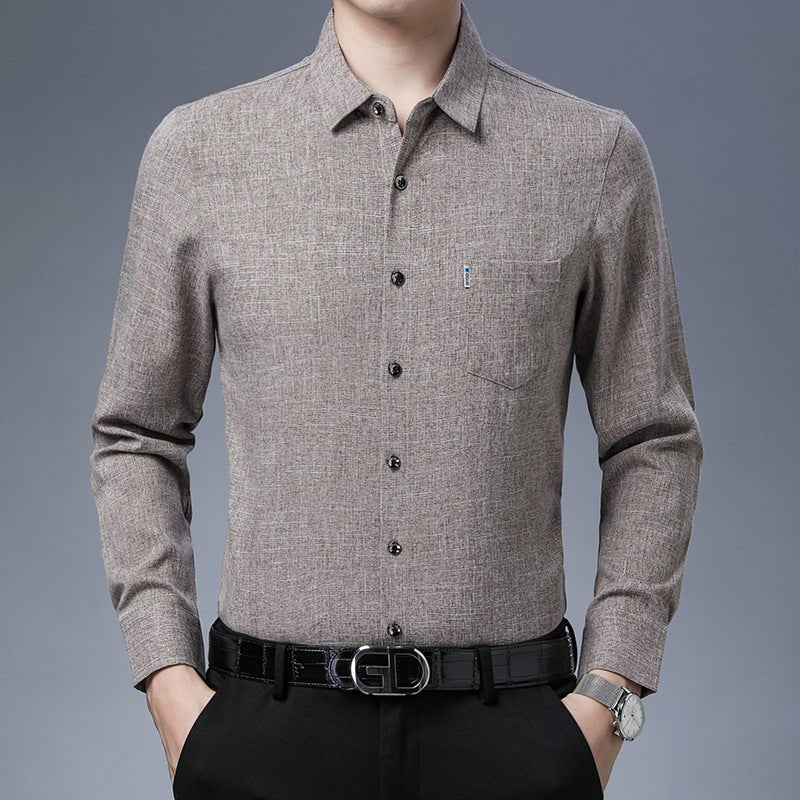 Men's Linen Like Casual Shirt - PratSN