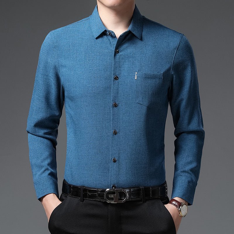Men's Linen Like Casual Shirt - PratSN