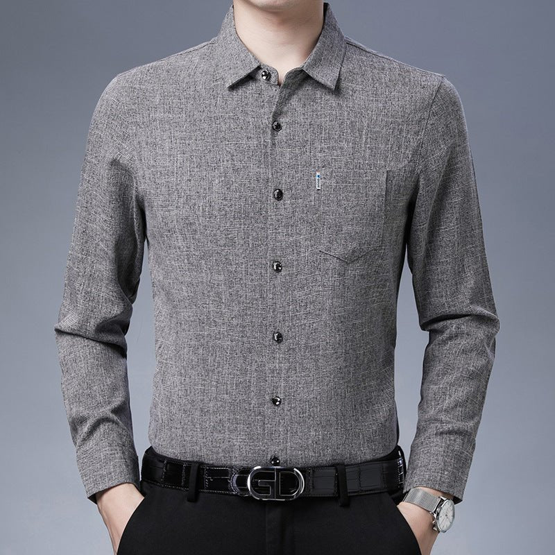 Men's Linen Like Casual Shirt - PratSN