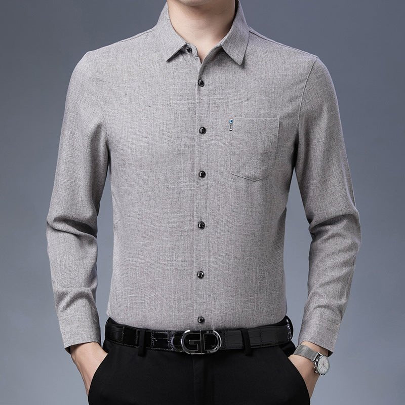 Men's Linen Like Casual Shirt - PratSN