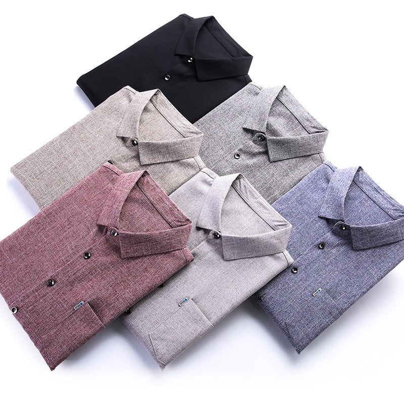 Men's Linen Like Casual Shirt - PratSN