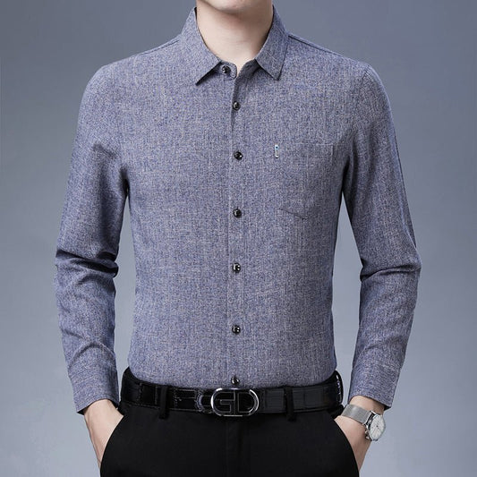 Men's Linen Like Casual Shirt - PratSN