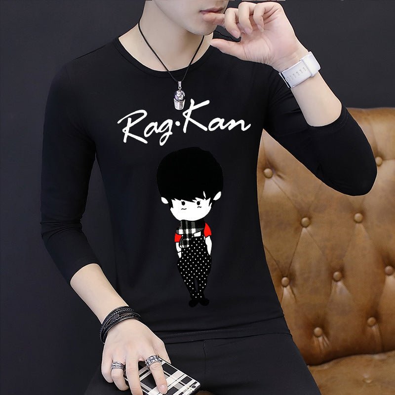 Men's Long - sleeved Bottoming Autumn Clothes T-shirt - PratSN
