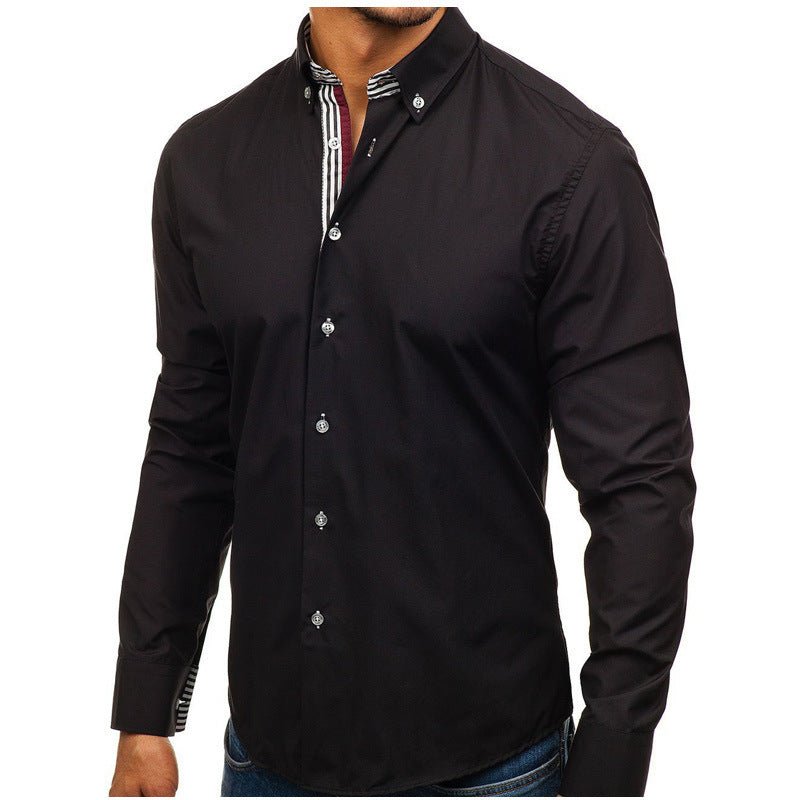 Men's Long - sleeved Shirt Fashion - PratSN