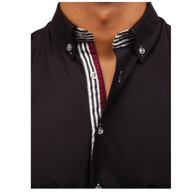 Men's Long - sleeved Shirt Fashion - PratSN