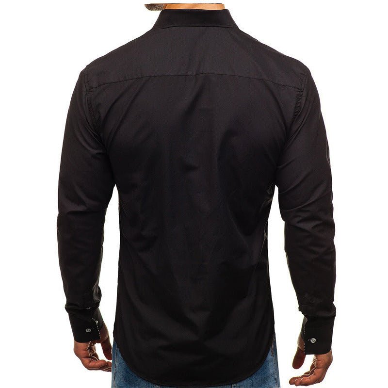 Men's Long - sleeved Shirt Fashion - PratSN
