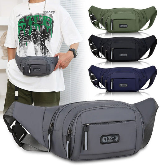 Men's Multifunctional Waist Bag Wear - resistant Waterproof Crossbody Bags - PratSN