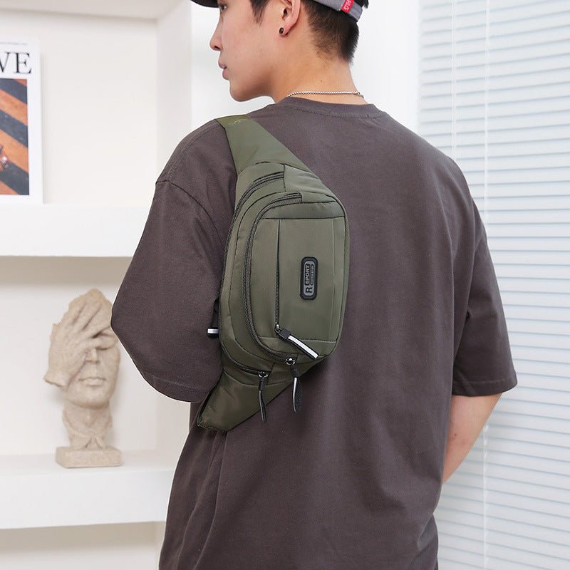 Men's Multifunctional Waist Bag Wear - resistant Waterproof Crossbody Bags - PratSN