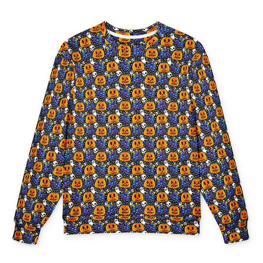 Men's Oversized cotton sweatshirt Halloween Sweatshirt - PratSN