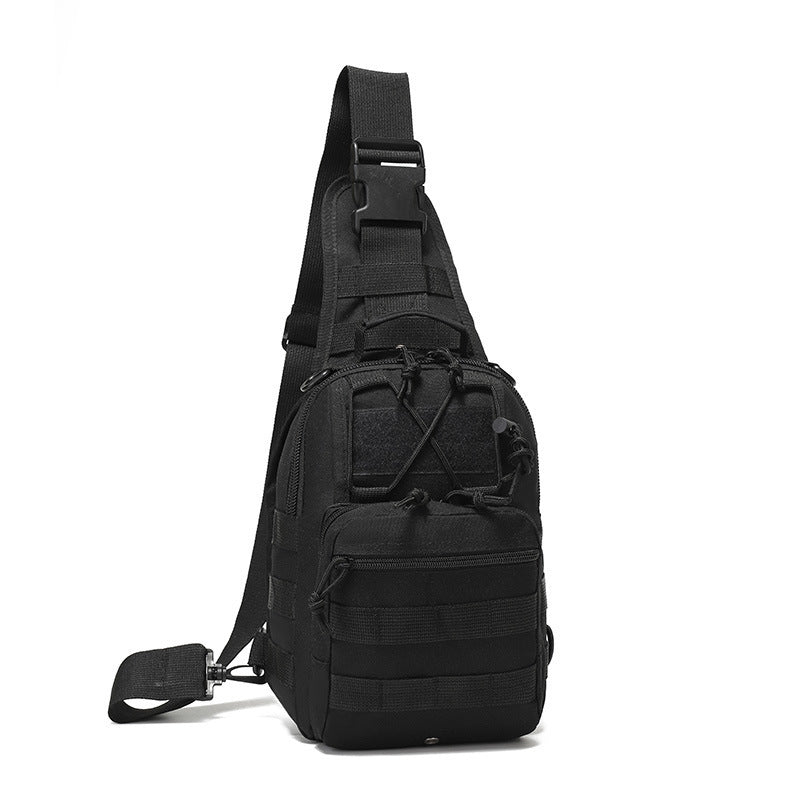 Men's Oxford Cloth Cycling Bag Outdoor Sports Small Chest Pannier Bag - PratSN