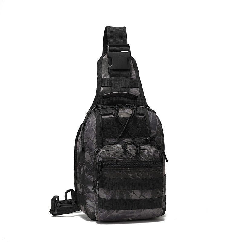 Men's Oxford Cloth Cycling Bag Outdoor Sports Small Chest Pannier Bag - PratSN