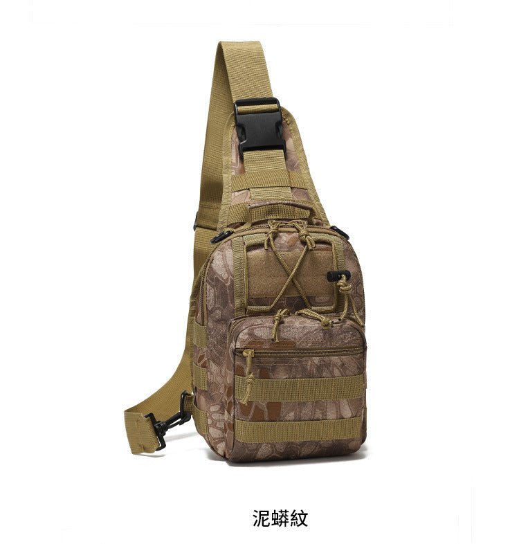 Men's Oxford Cloth Cycling Bag Outdoor Sports Small Chest Pannier Bag - PratSN