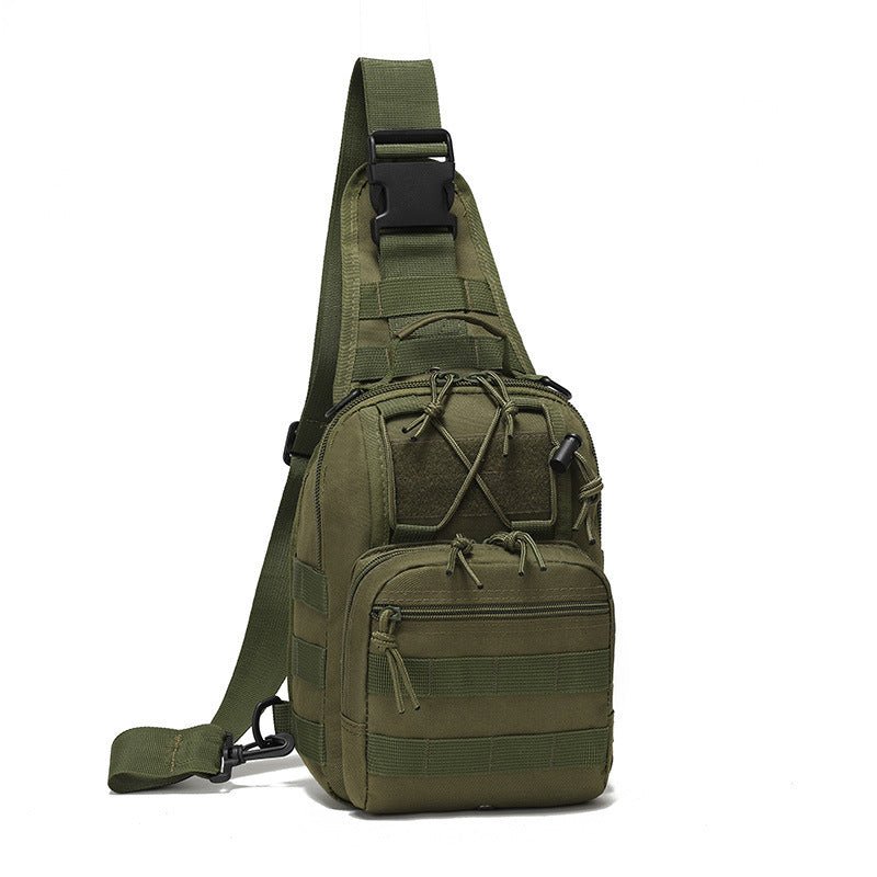 Men's Oxford Cloth Cycling Bag Outdoor Sports Small Chest Pannier Bag - PratSN