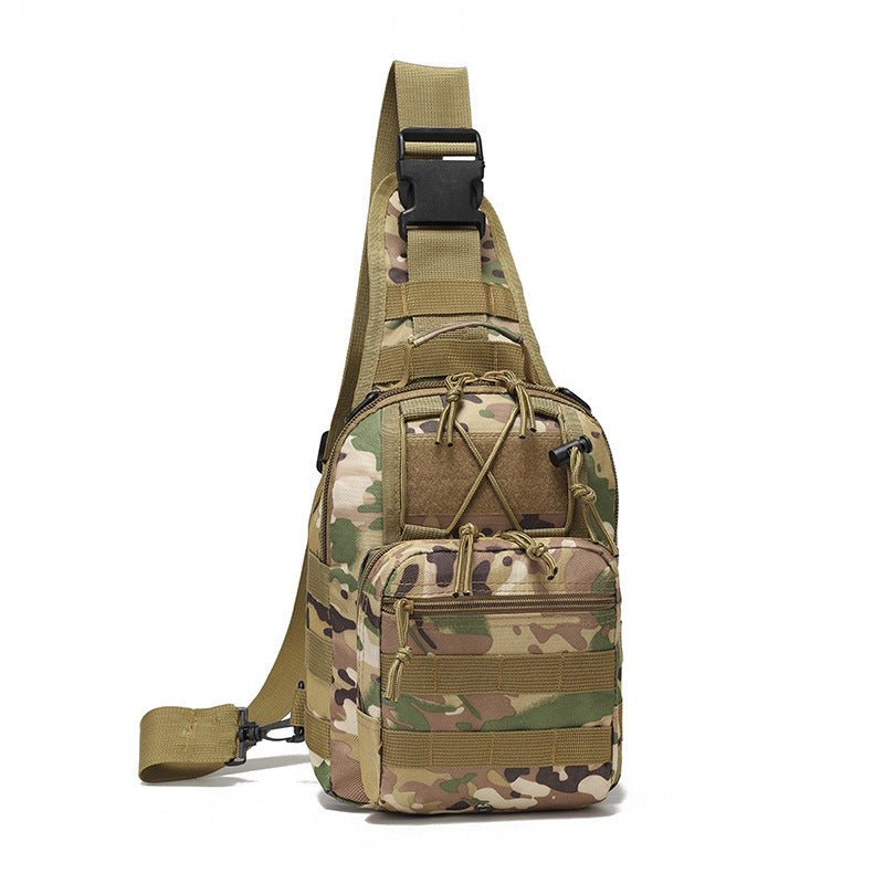 Men's Oxford Cloth Cycling Bag Outdoor Sports Small Chest Pannier Bag - PratSN