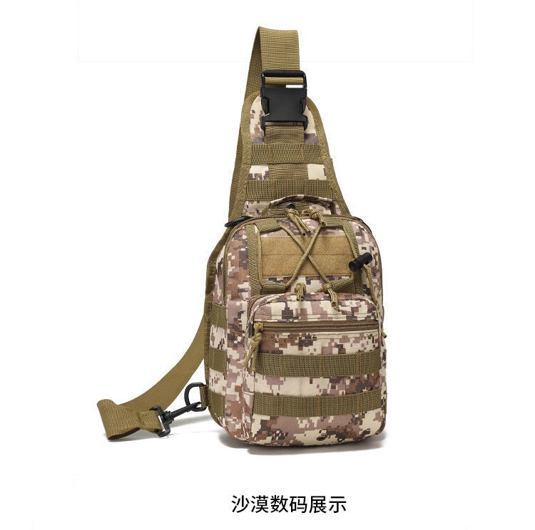 Men's Oxford Cloth Cycling Bag Outdoor Sports Small Chest Pannier Bag - PratSN