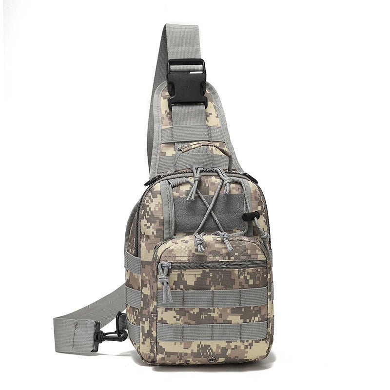 Men's Oxford Cloth Cycling Bag Outdoor Sports Small Chest Pannier Bag - PratSN