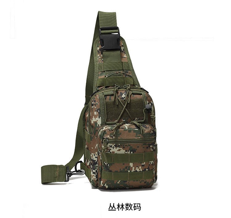 Men's Oxford Cloth Cycling Bag Outdoor Sports Small Chest Pannier Bag - PratSN