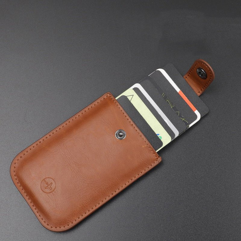 Men's Pull - Out Multi - Card Slot Credit Card Bank Card Holder Id Card Case - PratSN