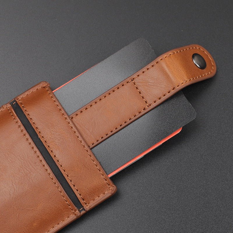 Men's Pull - Out Multi - Card Slot Credit Card Bank Card Holder Id Card Case - PratSN