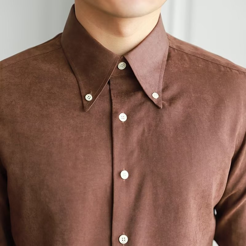 Men's Pure Color Trendy Shirt - PratSN