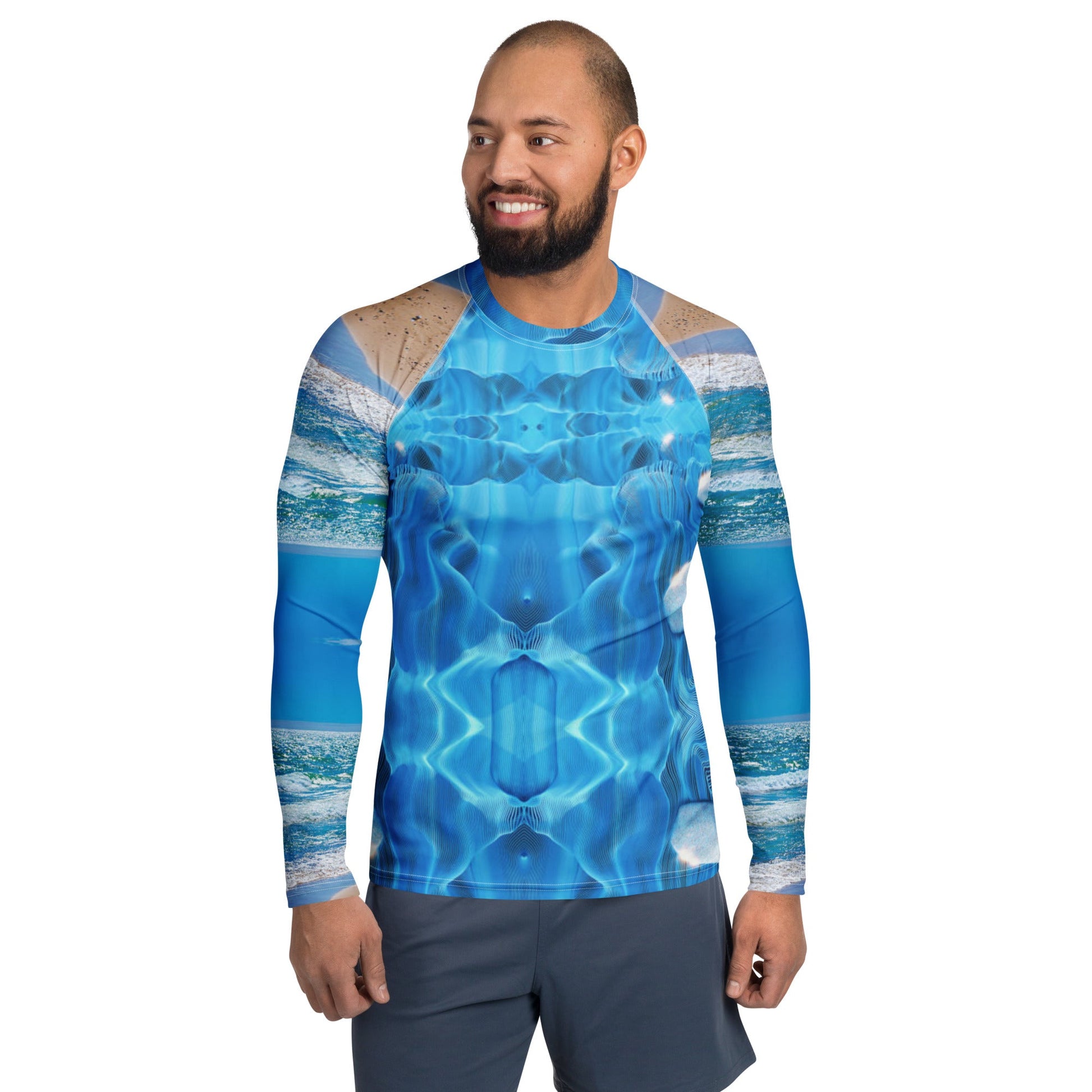 Men's Rash Guard | Men's Long Sleeve UPF 50+ Quick - Dry Shirt - PratSN