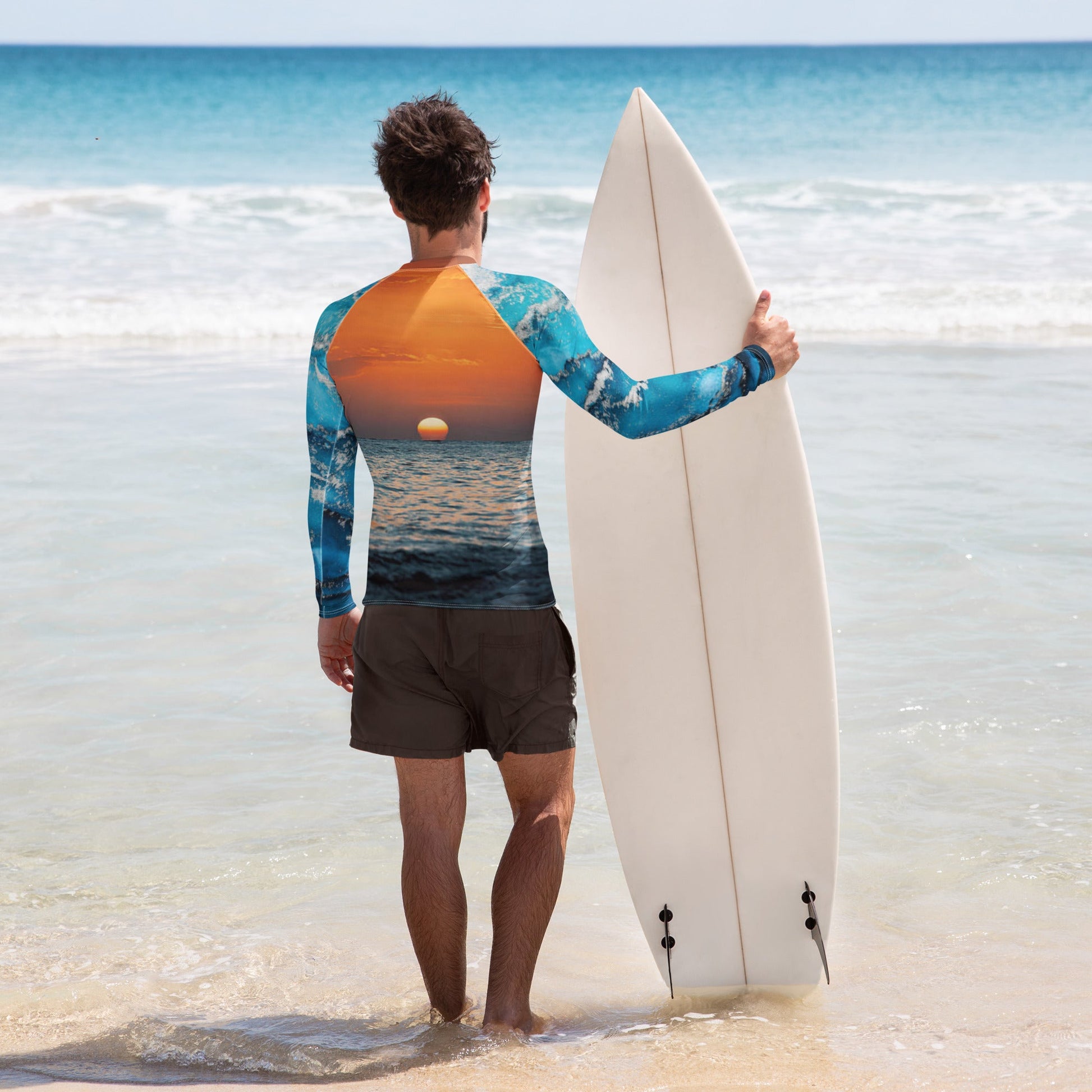 Men's Rash Guard | Men's Long Sleeve UPF 50+ Quick - Dry Shirt - PratSN
