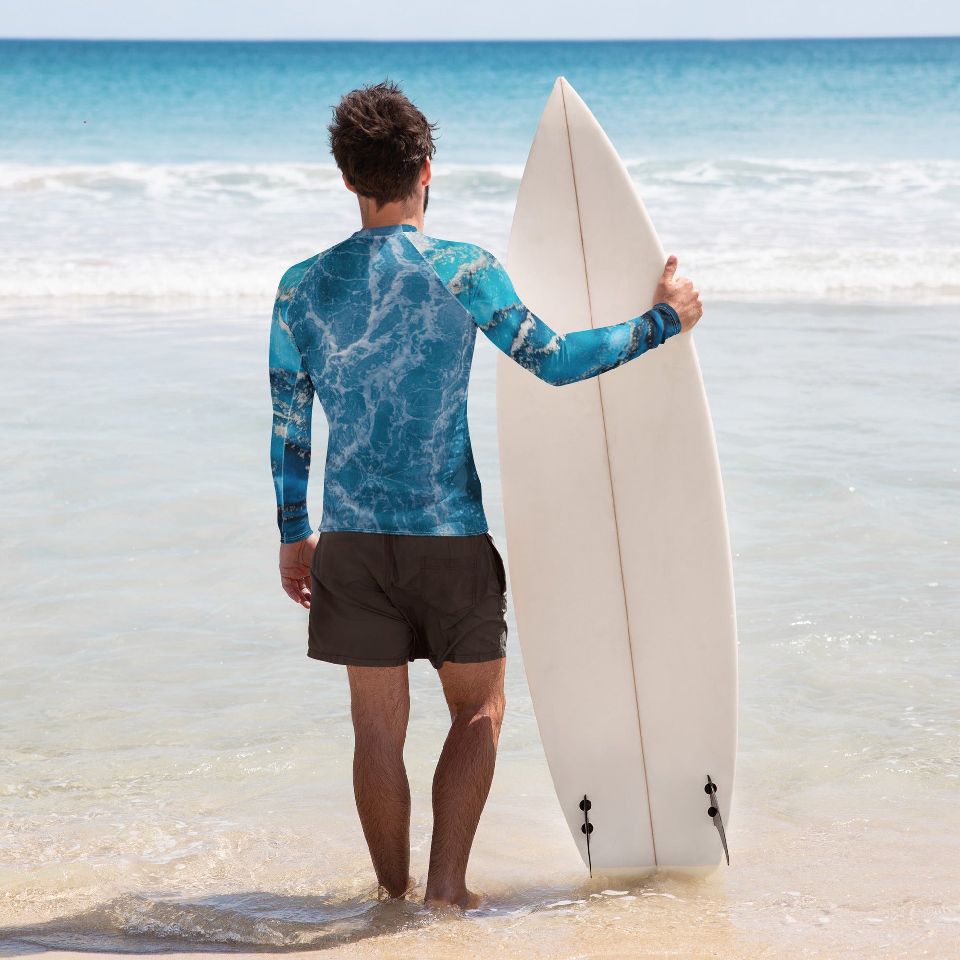 Men's Rash Guard | Men's Long Sleeve UPF 50+ Quick - Dry Shirt - PratSN