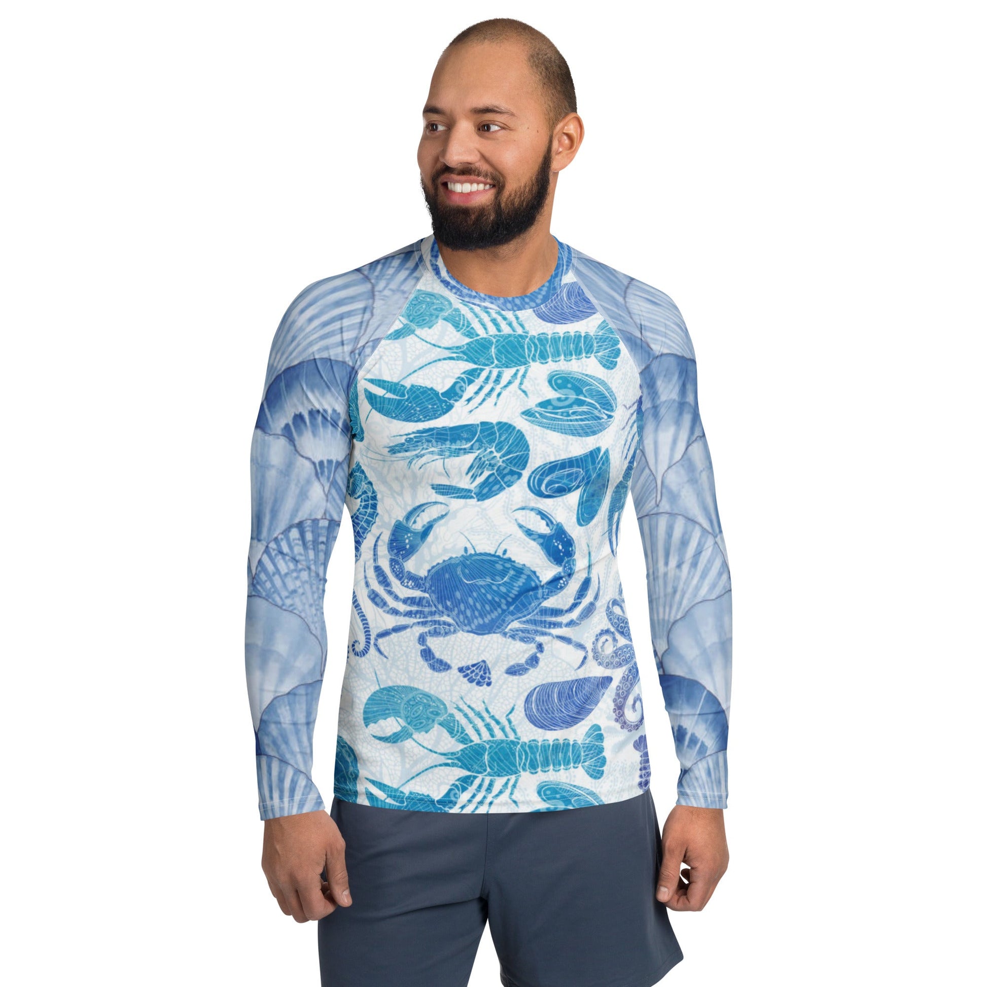 Men's Rash Guard | Men's Long Sleeve UPF 50+ Quick - Dry Shirt - PratSN