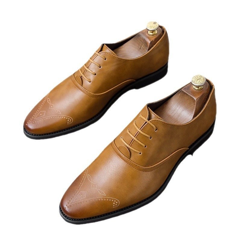 Men's Shoes Korean Style British Tide Shoes Casual Business - PratSN