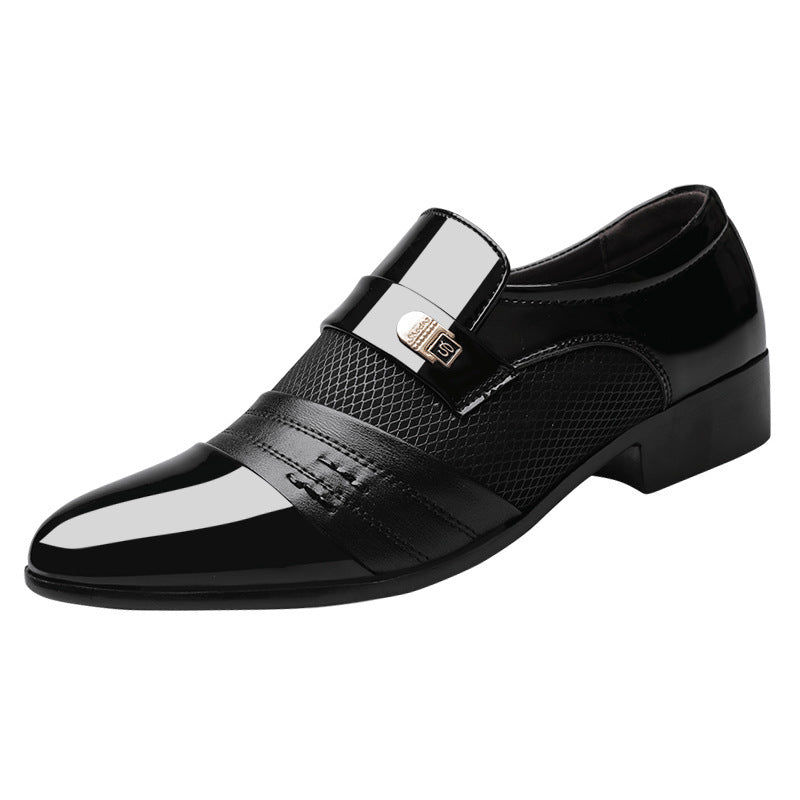 Men's shoes leather shoes men's casual shoes - PratSN