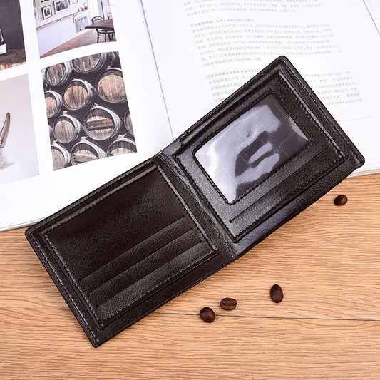 Men's Short Wallet Card Holder Change Cash Organizer Card Holder - PratSN