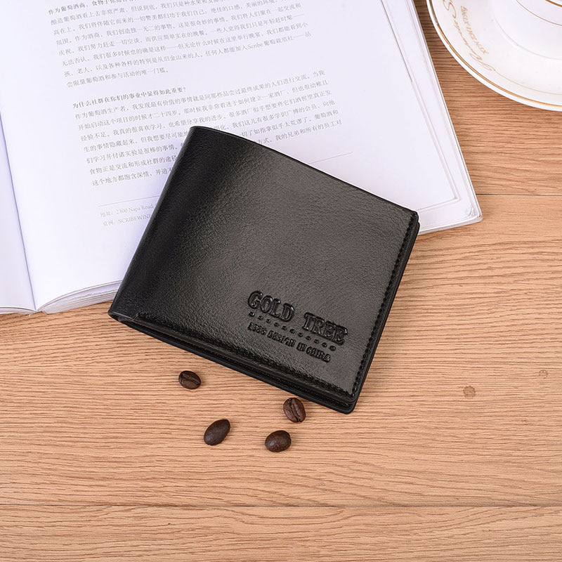 Men's Short Wallet Card Holder Change Cash Organizer Card Holder - PratSN