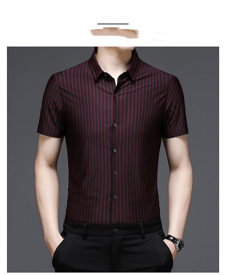Men's Silk Shirt Short Sleeve - PratSN