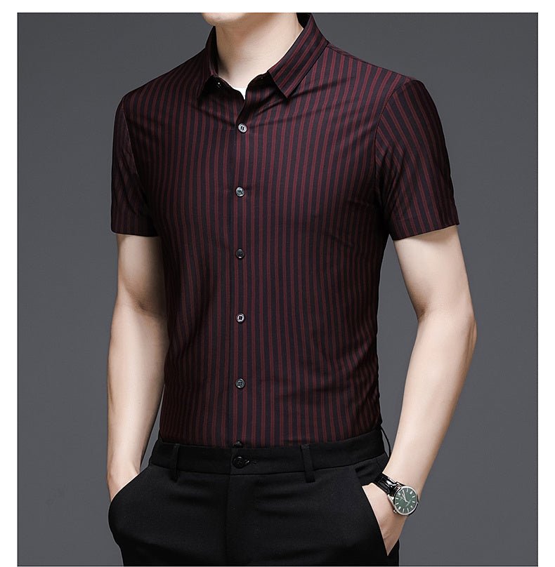 Men's Silk Shirt Short Sleeve - PratSN