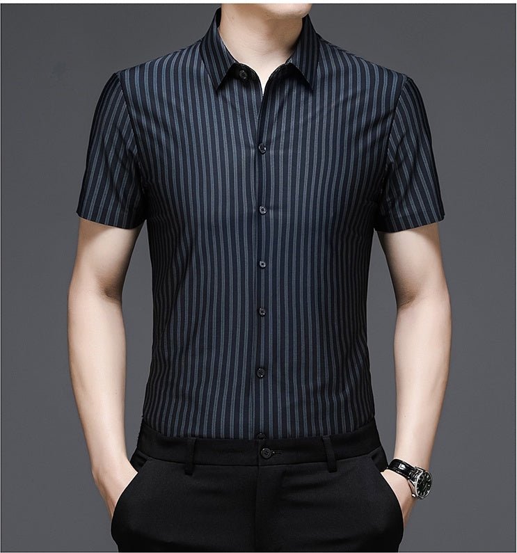 Men's Silk Shirt Short Sleeve - PratSN